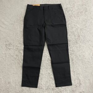 Eddie Bauer Horizon Straight Ankle Pants Women's Black Size 10 NWT